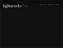 Tablet Screenshot of lightworksfilm.com